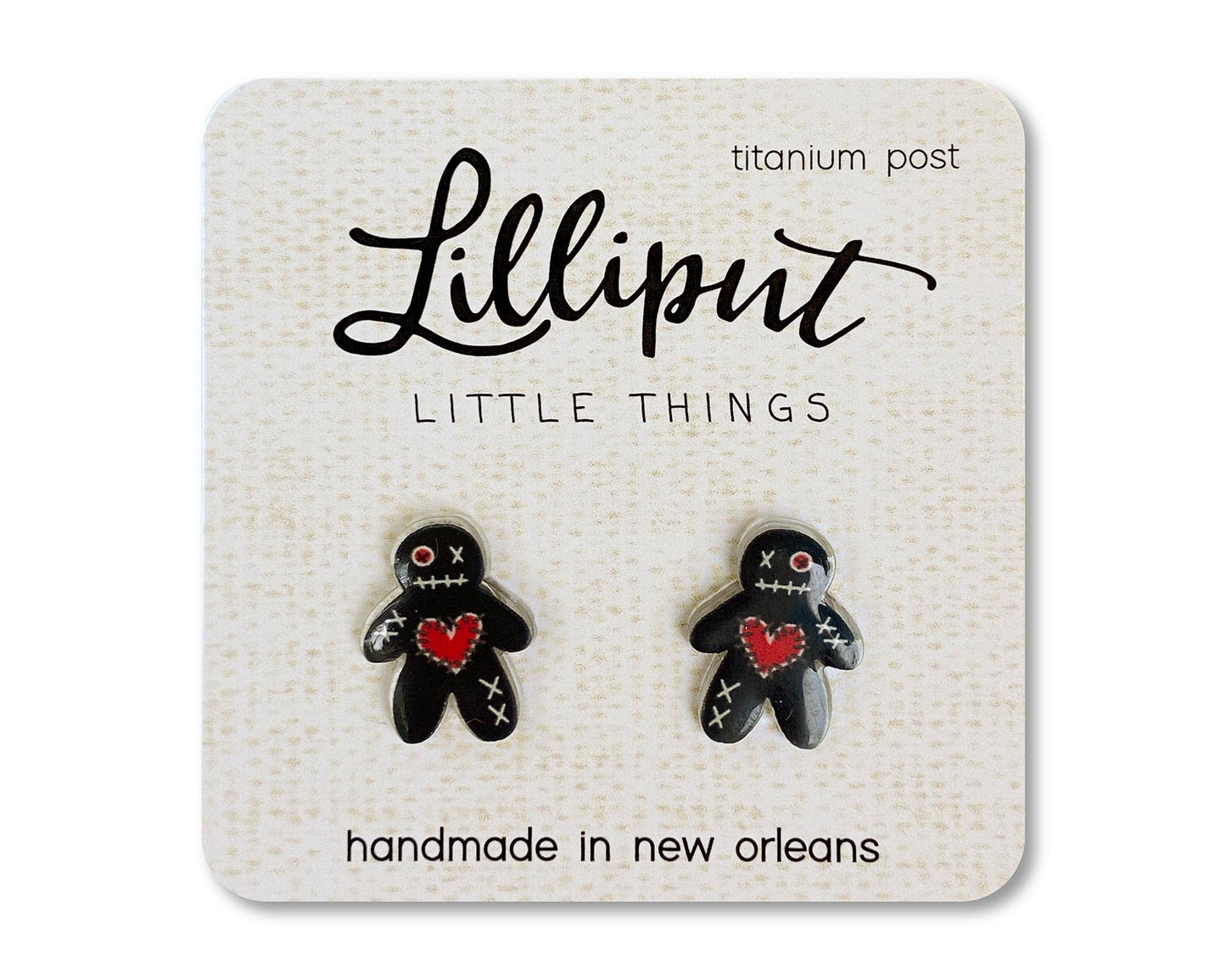 Voodoo Doll Earrings // New Orleans Gifts